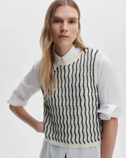 Leslie Striped Vest
