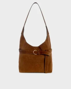 Lexington Suede Bucket Bag
