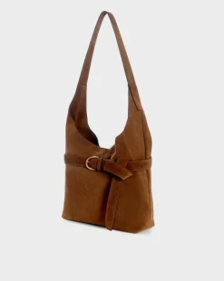 Lexington Suede Bucket Bag