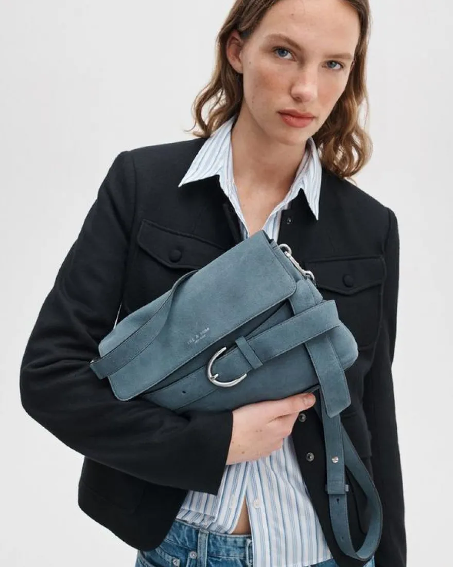 Lexington Suede Flap Bag