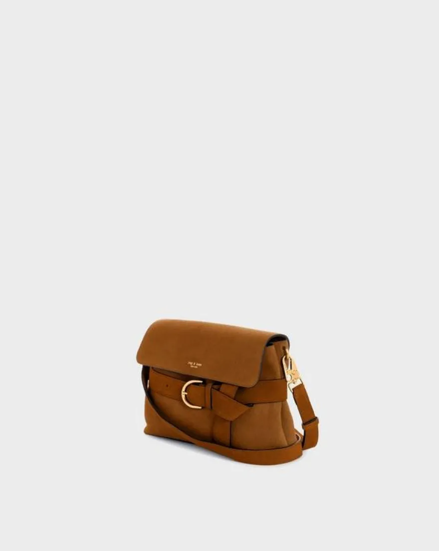 Lexington Suede Flap Bag
