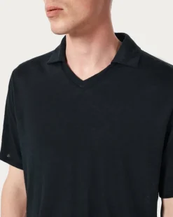 Linen Johnny Collar Polo
