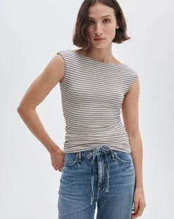Luca Striped Reversible Tee