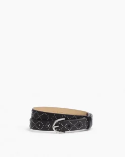 Maisie Studded Leather Belt