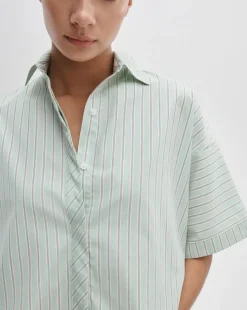 Marin Short-Sleeve Striped Shirt