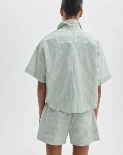 Marin Short-Sleeve Striped Shirt