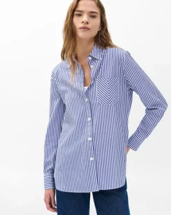 Maxine Poplin Stripe Shirt