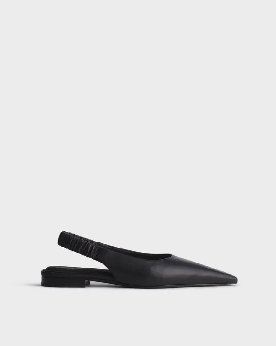 Mercer Leather Slingback Flats