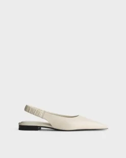 Mercer Leather Slingback Flats