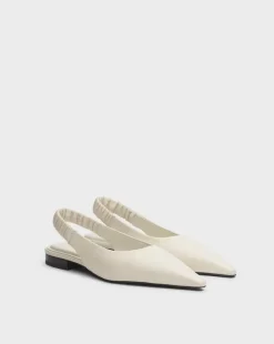 Mercer Leather Slingback Flats