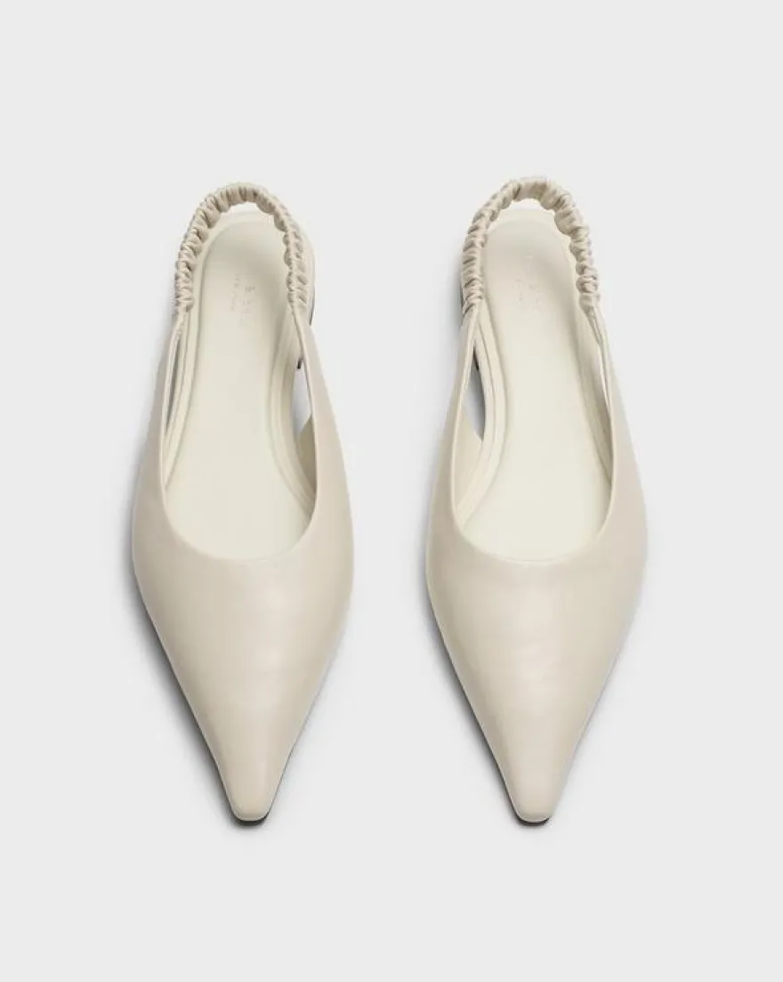 Mercer Leather Slingback Flats