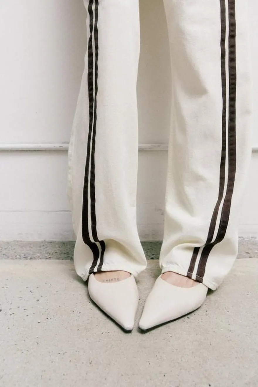 Mercer Leather Slingback Flats