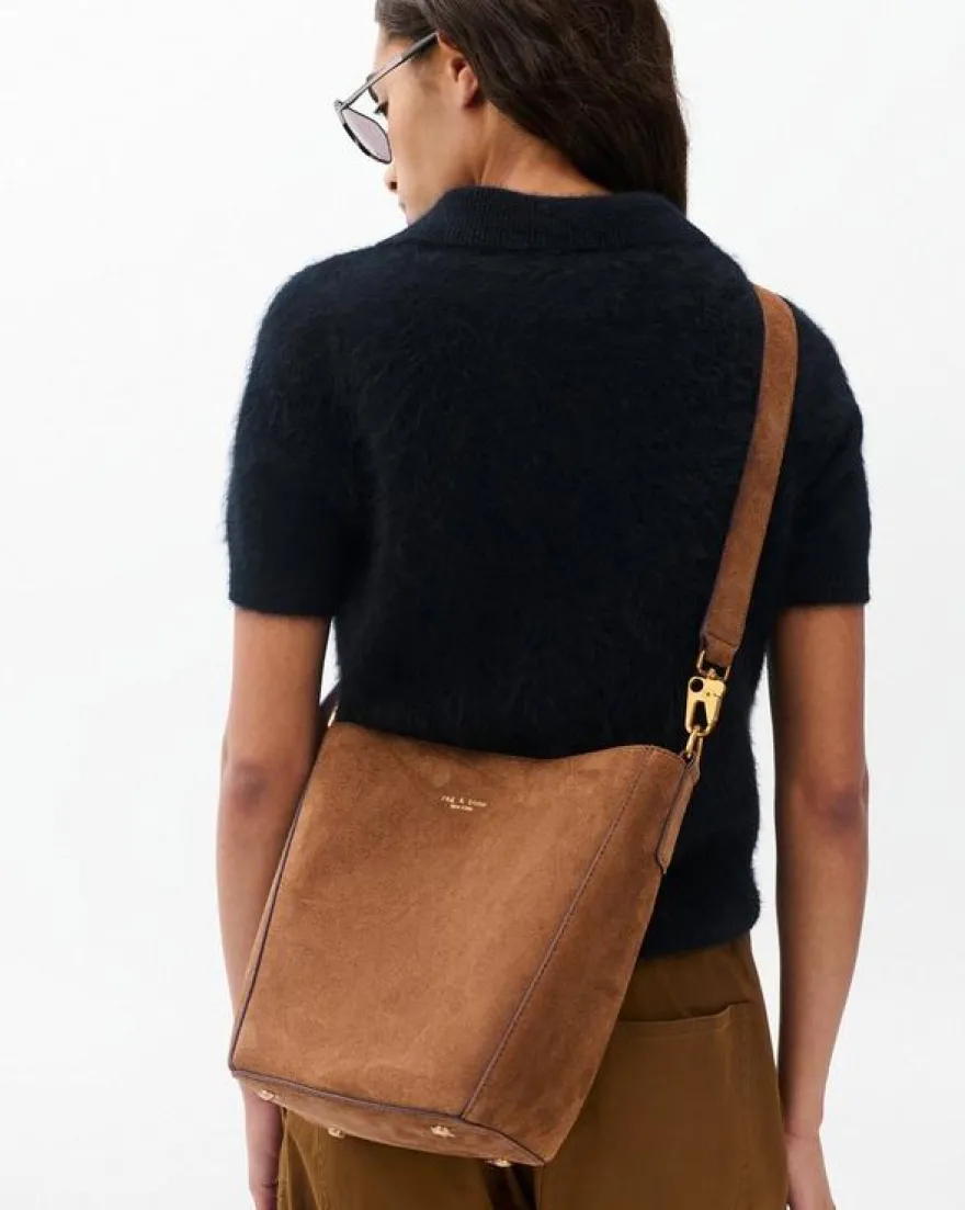 Parker Suede Bucket Bag