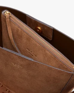 Parker Suede Bucket Bag