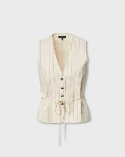 Paulette Striped Vest