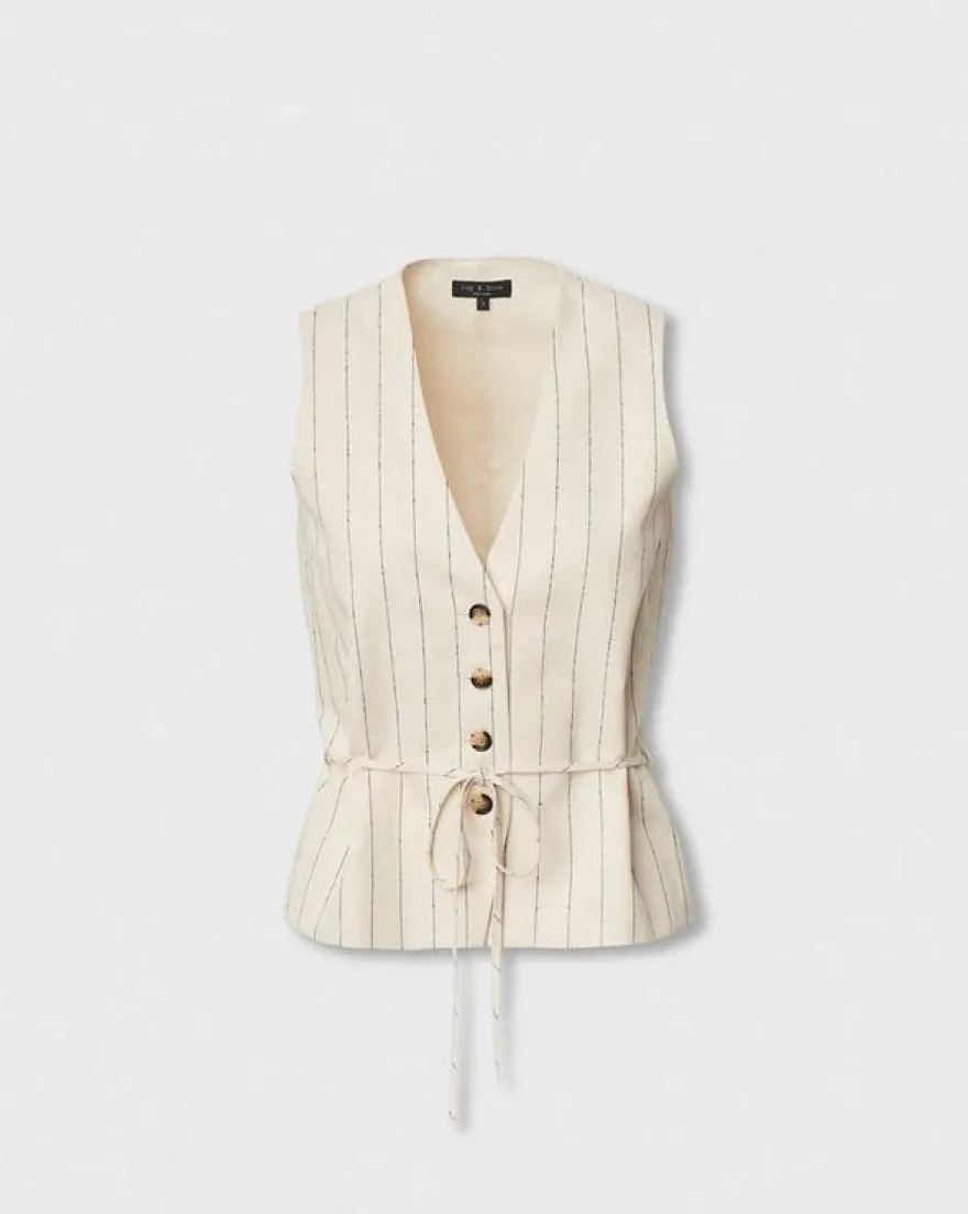 Paulette Striped Vest