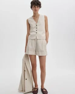 Paulette Striped Vest