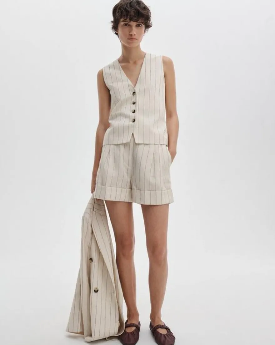 Paulette Striped Vest