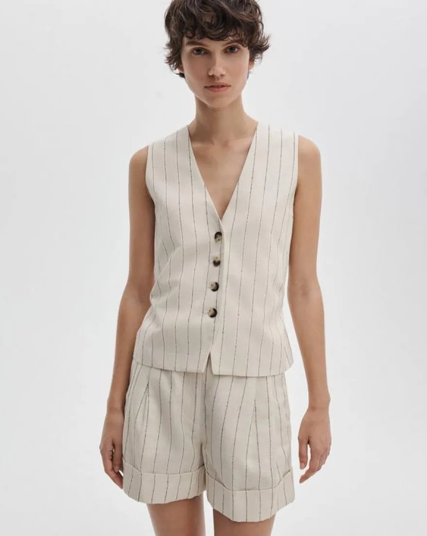Paulette Striped Vest