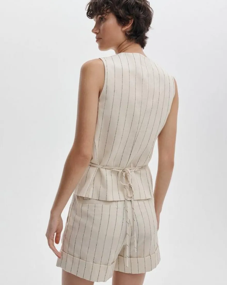 Paulette Striped Vest