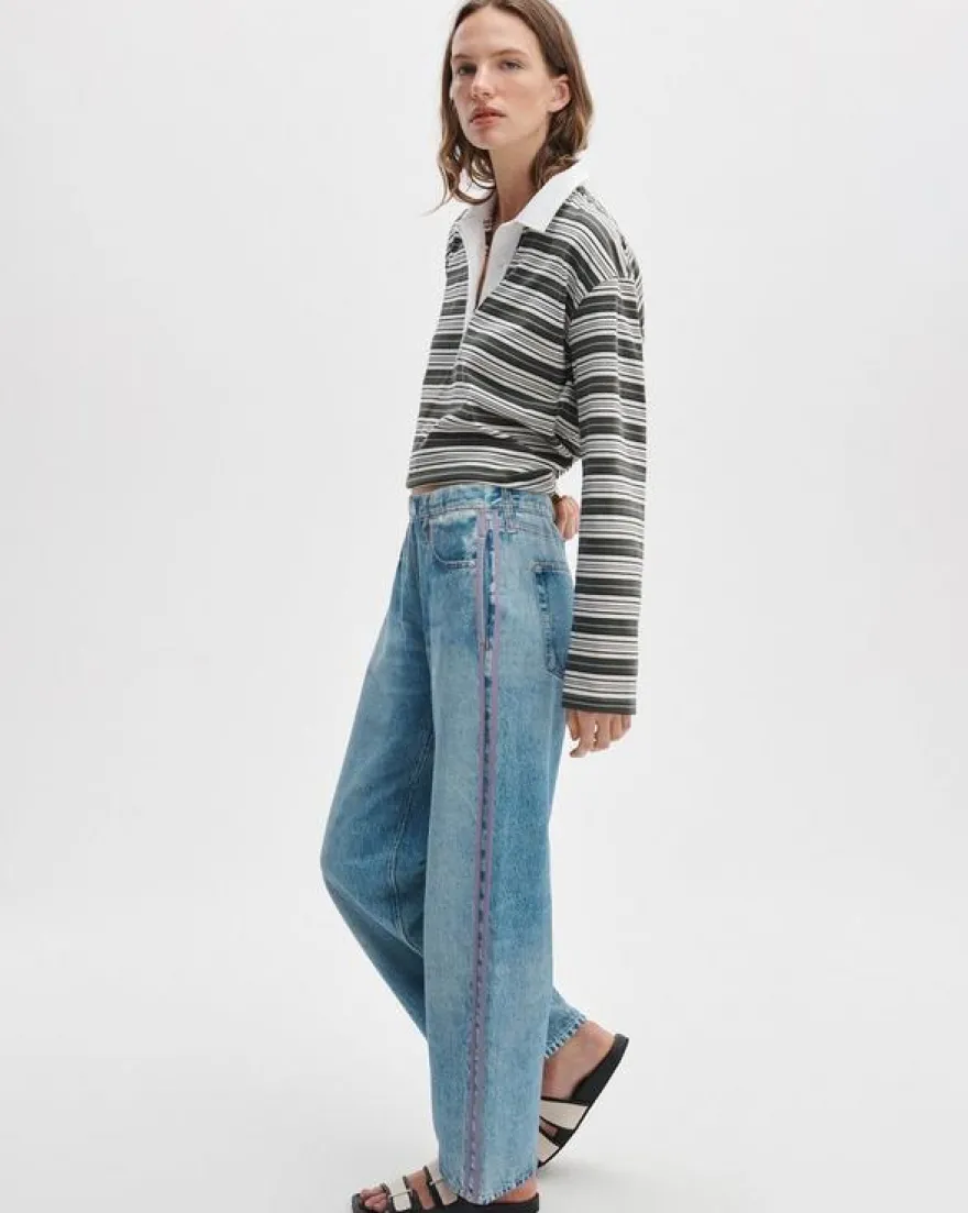 rb Miramar Wide-Leg Ankle Track Pant