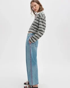 rb Miramar Wide-Leg Ankle Track Pant