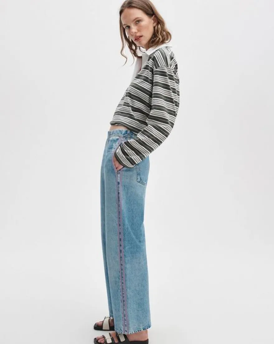 rb Miramar Wide-Leg Ankle Track Pant