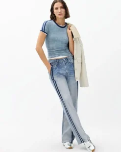 rb Miramar Wide-Leg Track Pants