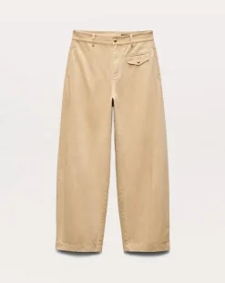 Renata Cotton Twill Utility Pants