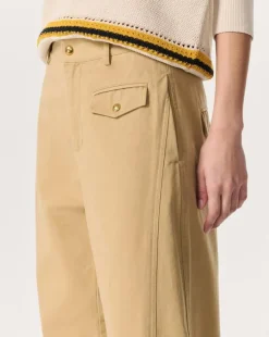 Renata Cotton Twill Utility Pants