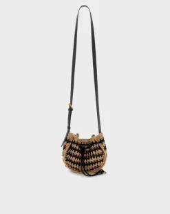 River Raffia Crossbody Bag