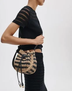 River Raffia Crossbody Bag
