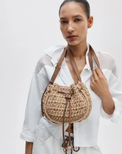 River Raffia Crossbody Bag