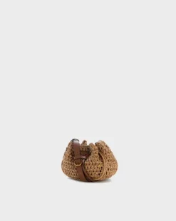River Raffia Crossbody Bag