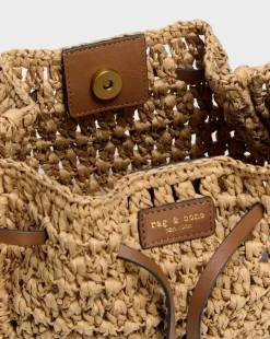 River Raffia Crossbody Bag