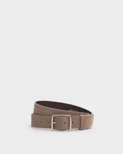Rugged Italian Suede Belt