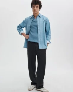 Saxon Silk-Cotton Polo Shirt