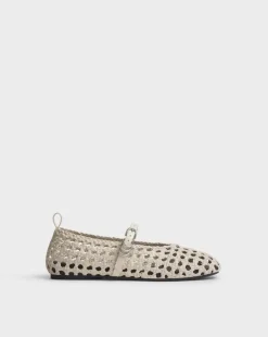 Spire Woven Faux Leather Mary Janes