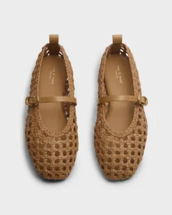 Spire Woven Faux Leather Mary Janes