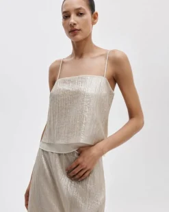 Suki Crinkled Organza Cami