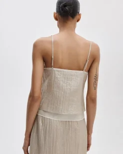 Suki Crinkled Organza Cami