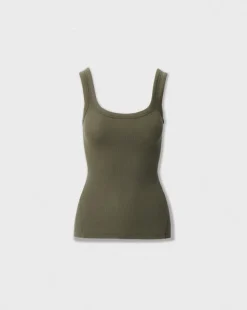 The Essential Ribbed U-Neck Tank