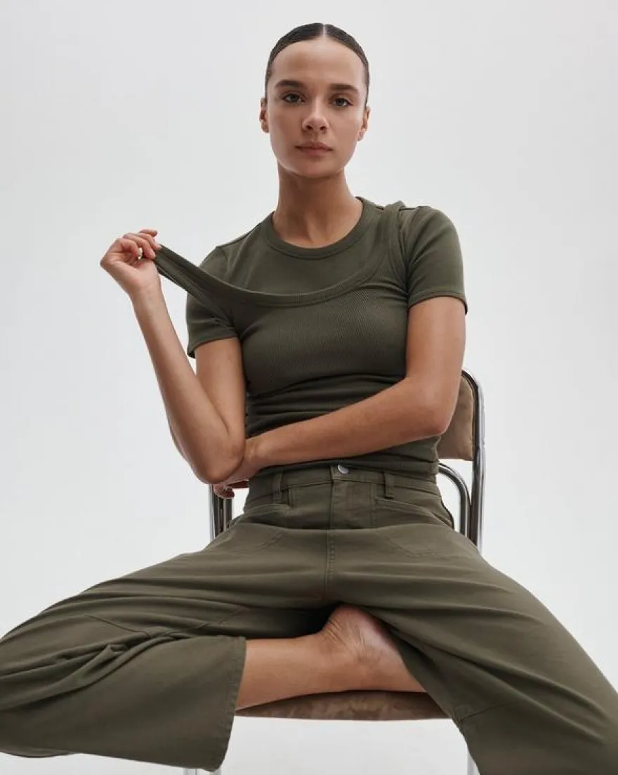 The Essential Ribbed U-Neck Tank