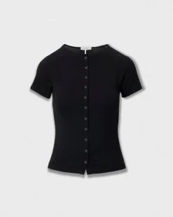The Knit Button Tee