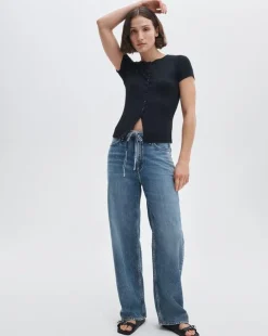 The Knit Button Tee