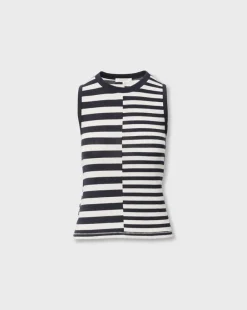 The Knit Mix Striped Tank