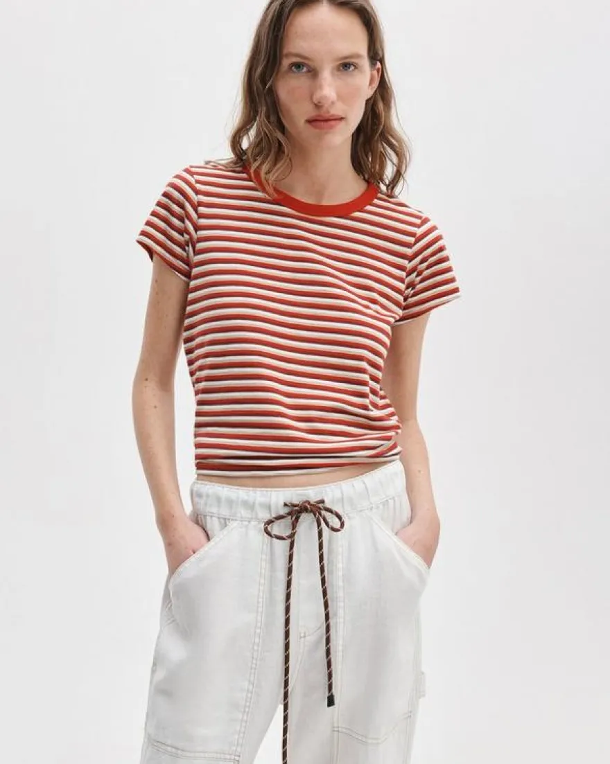The Slub Striped Tee